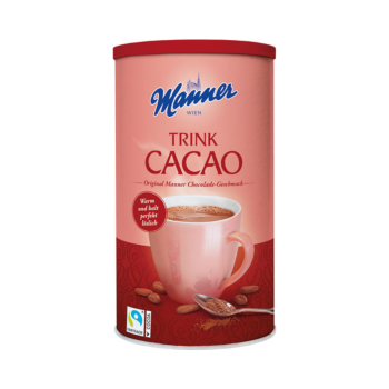 Manner Trink Cacao Fairtrade, 450 Gramm Dose